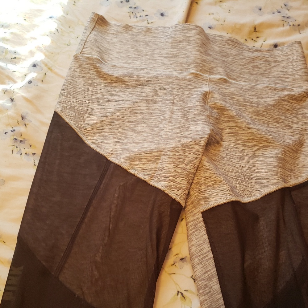 Victoria secret PINK teal boned leggings